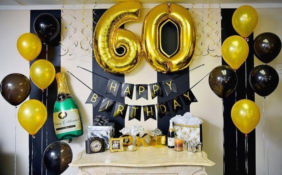 Globos metalizados con forma de número o letras
