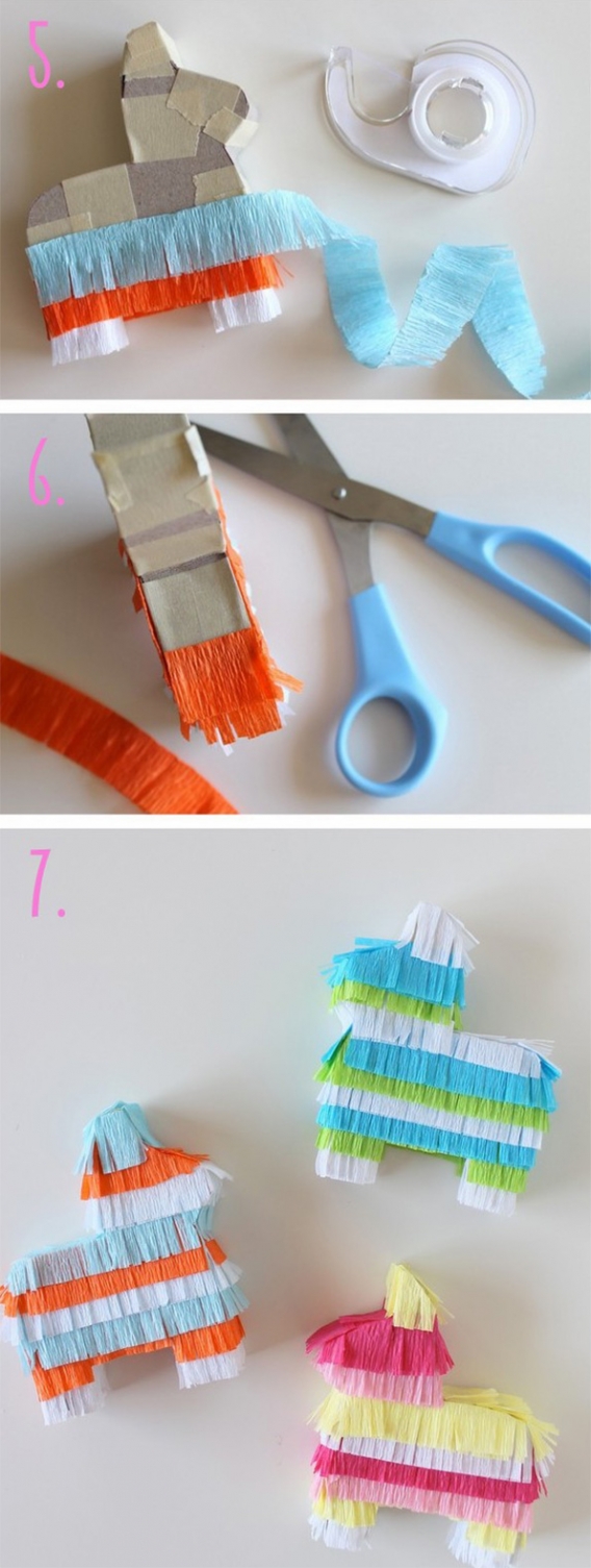 Mini piñata paso a paso 