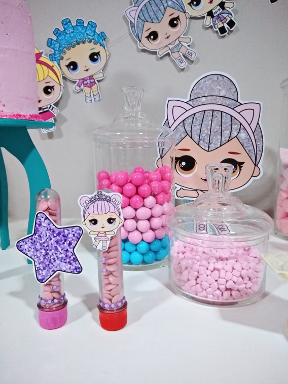 Decoraciones LOL Surprise con imprimibles de Todo Bonito