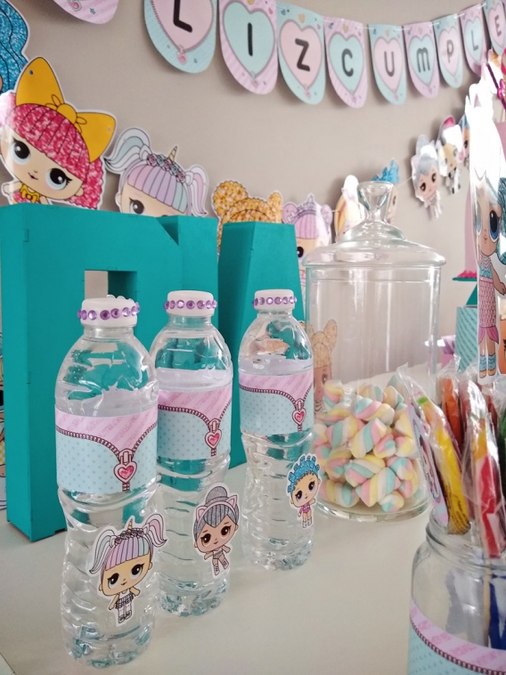 Decoraciones LOL Surprise con imprimibles de Todo Bonito