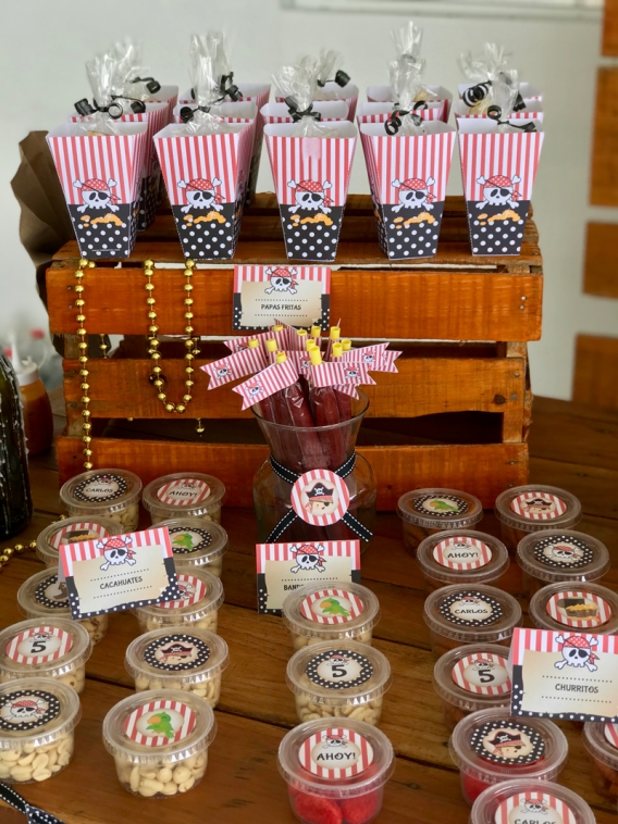 Ideas mesa dulce Piratas