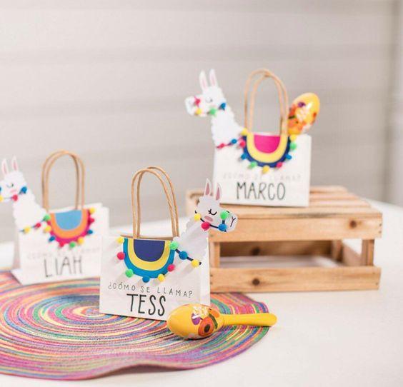 Sorpresitas con la temática de llamas