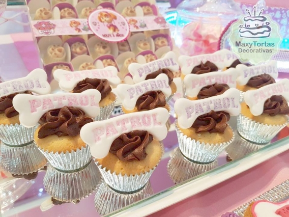 Cupcakes de Skye Paw Patrol
