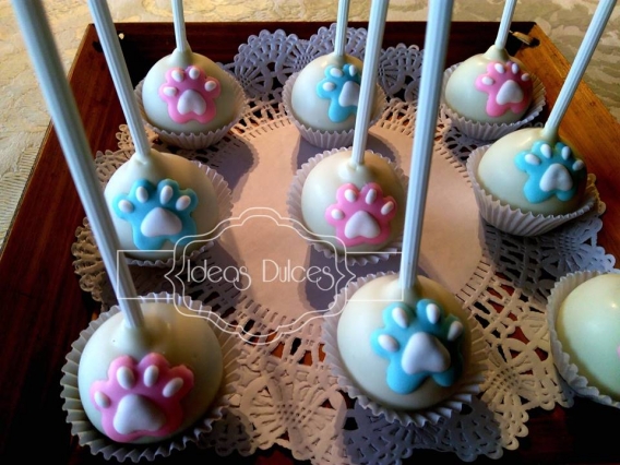 Cake pops de Paw Patrol 
