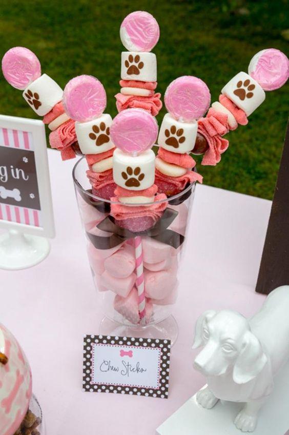 Mesa dulce de Paw Patrol para nenas