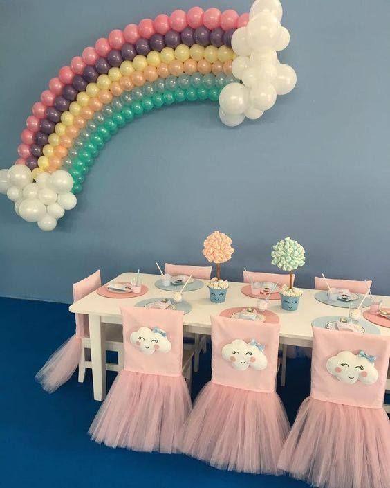 Decoraciones para fiesta de lluvia de amor 