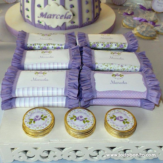 Golosinas personalizadas para 50 años de mujer