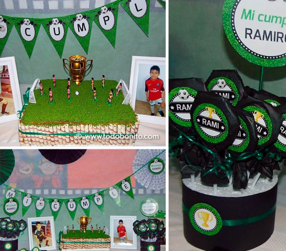 Cumpleaños con diseños imprimibles de fútbol