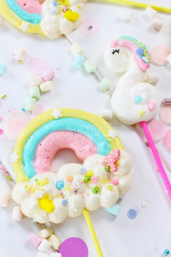 Arcoíris y unicornios de Merengue