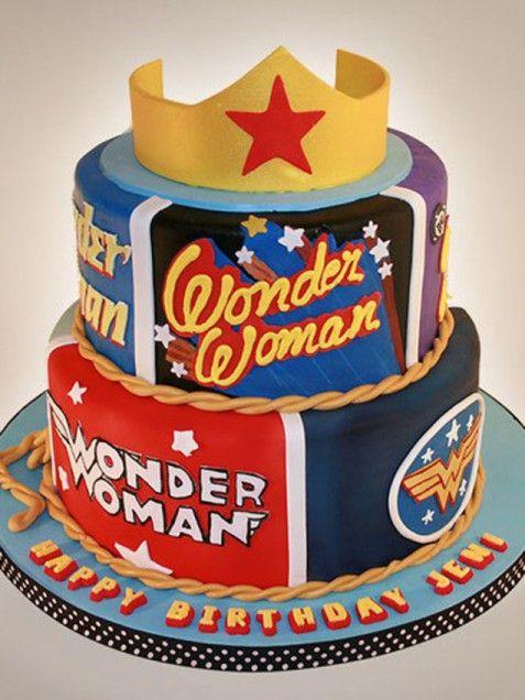 Torta de Mujer Maravilla 