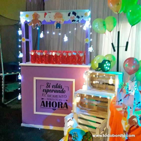 Detalles decoración con kit imprimible Granja de Todo Bonito