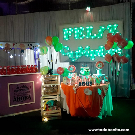 Mesa dulce Kit decoración imprimible Granja Todo Bonito