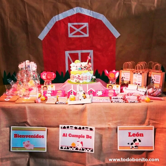 Ideas fiesta granja niños