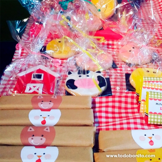 Golosinas personalizadas de animales de la granja