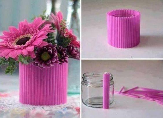 Creativas ideas de reciclaje con sorbetes