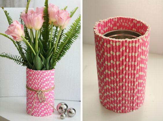 Creativas ideas de reciclaje con sorbetes