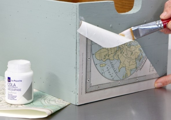Cómo hacer decoupage