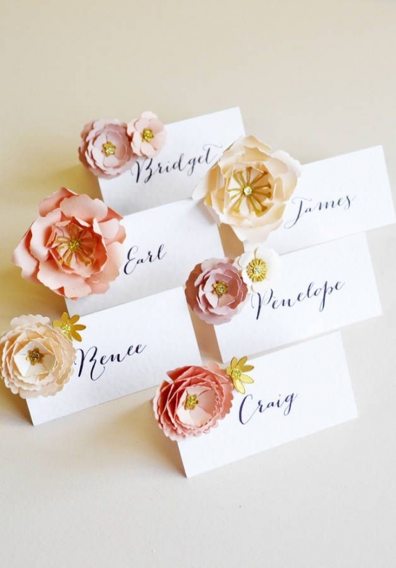 Ideas para decorar con flores de papel 