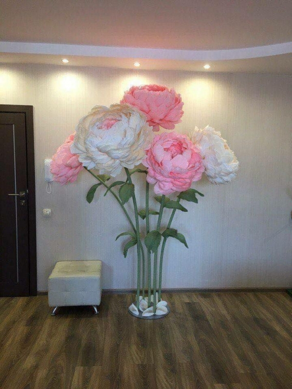 Ideas para decorar con flores de papel 