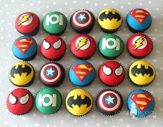 Cupcakes de Avengers 