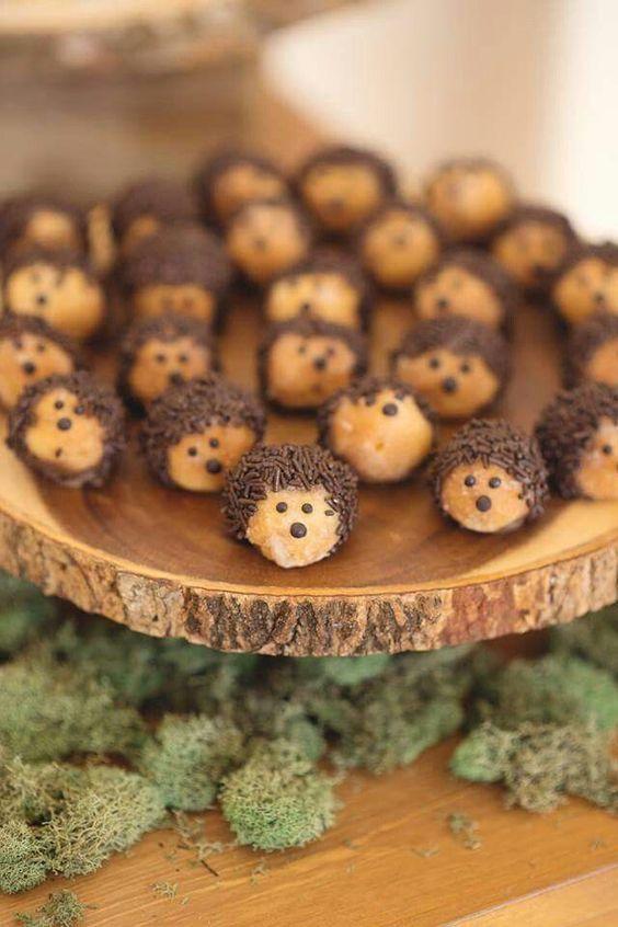 ideas para mesa dulce de animalitos del bosque 