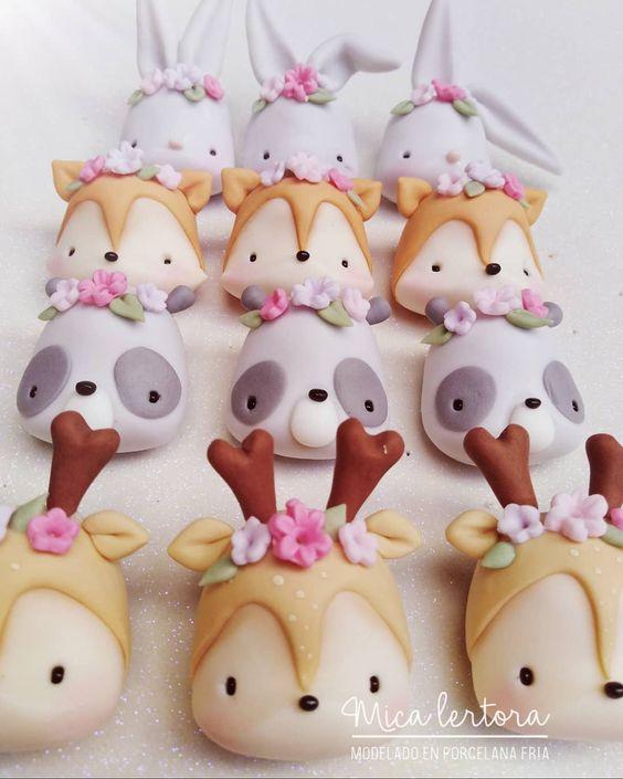 Ideas para mesa dulce de animalitos del bosque 