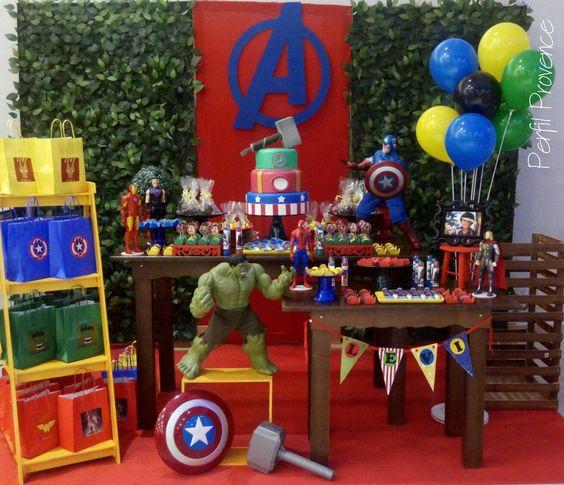 Ideas cumpleaños Avengers