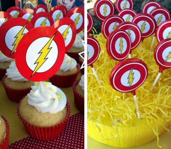 Mesa dulce para cumpleaños de Flash