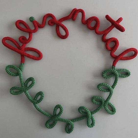 Ideas de decoraciones navideñas con cordones 