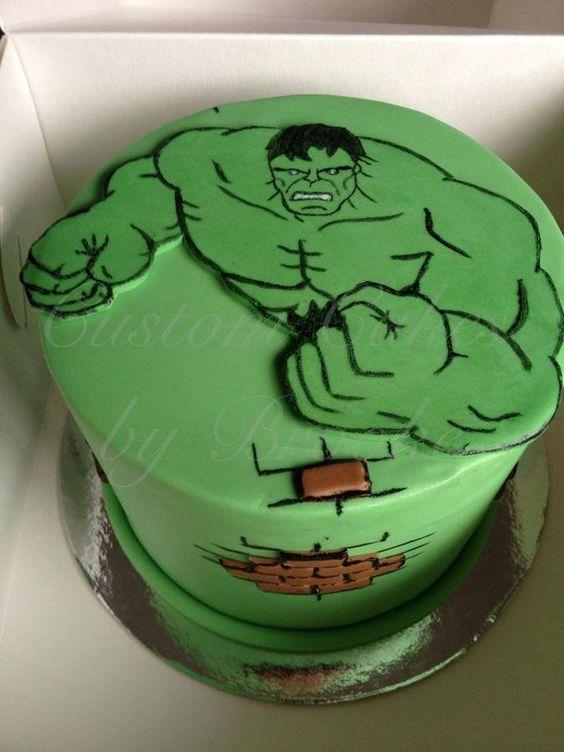 Increíbles tortas de Hulk Todo Bonito