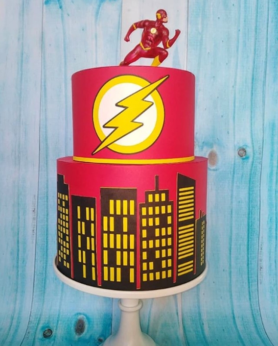 Tortas decorada personaje de Flash