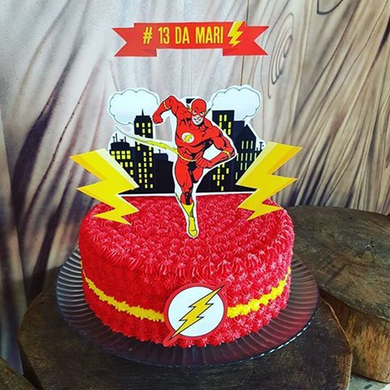 Tortas decorada personaje de Flash