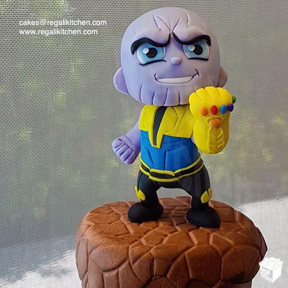 Torta muñeco de Thanos