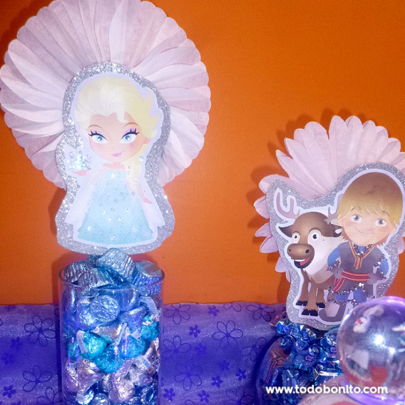 Una colorida fiesta de Frozen