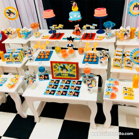 Mesa dulce cumple de Dragon Ball Mesa dulce cumple de Dragon Ball