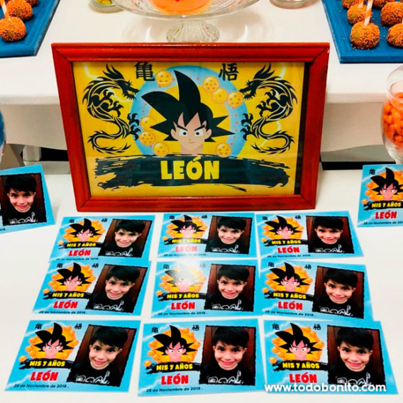 Souvenirs cumple de Dragon Ball