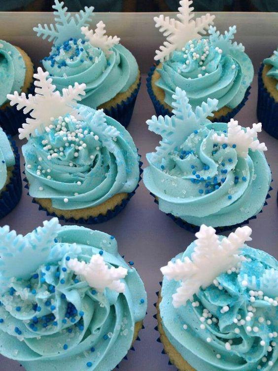 Ideas cupcakes de Frozen 