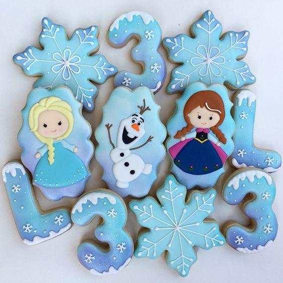 Ideas galletas decoradas de Frozen 