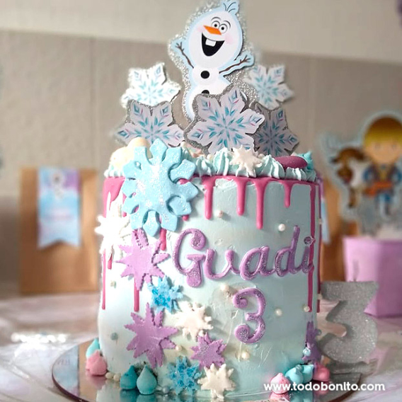 Torta de Frozen con Olaf