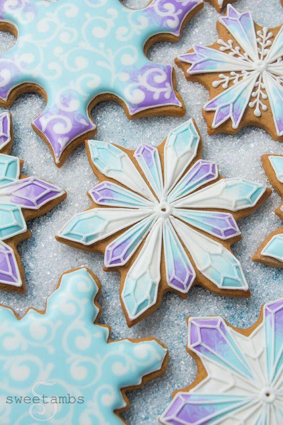 Galletas decoradas fiesta de Frozen