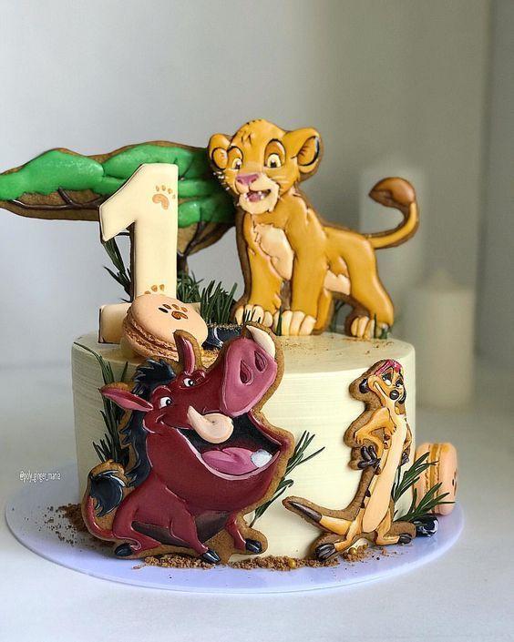 Las más lindas tortas de El Rey León