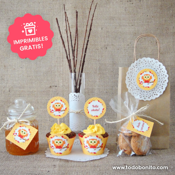 Mini kits imprimibles gratis primavera y otoño