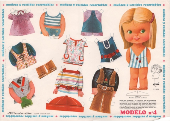 Bella: Muñecas Recortables Vintage para Imprimir Gratis. - Ideas y