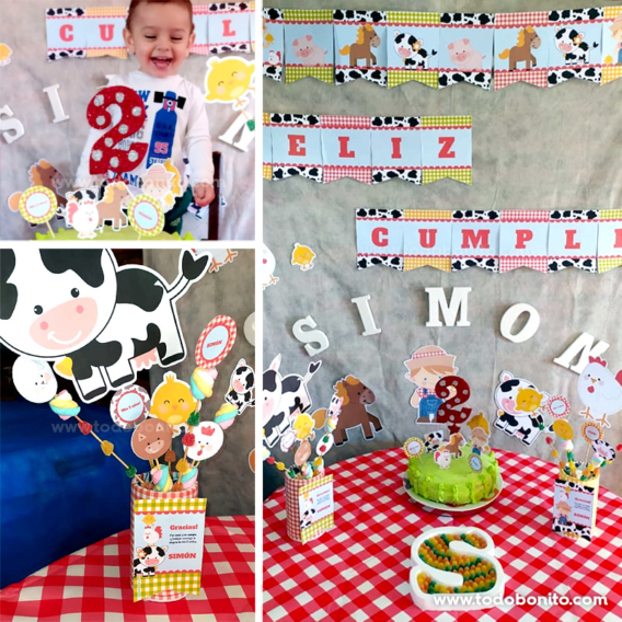 Kit Imprimible Granja de Todo Bonito