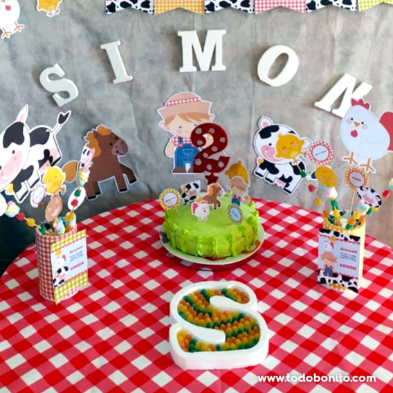 Ideas fiesta granja niños