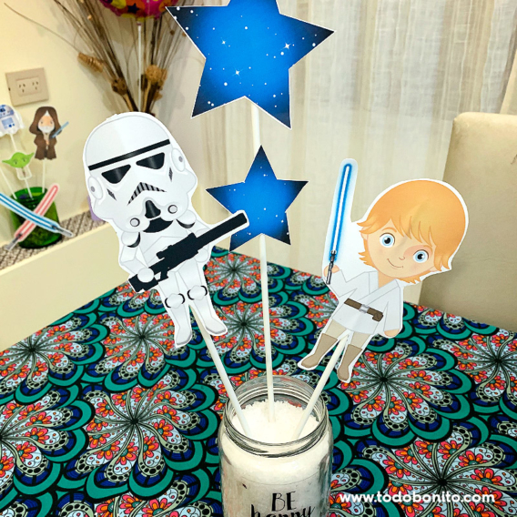 Centro de mesa 40 años Star Wars