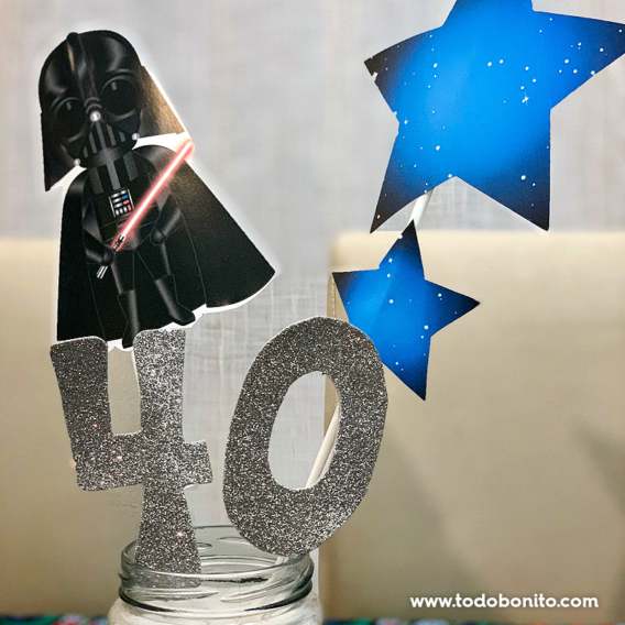 Centro de mesa 40 años Star Wars