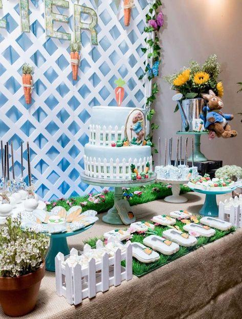 Ideas de decoración de fiesta con conejitos