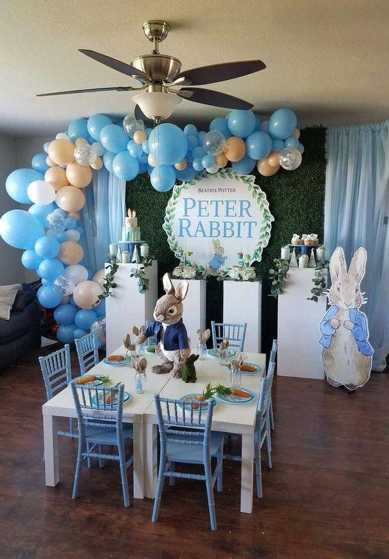 Decoración con conejitos para nenes