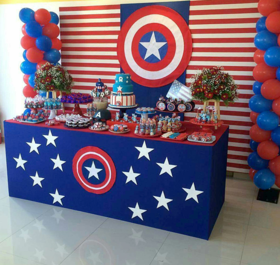 Ideas de decoración de Capitán América 